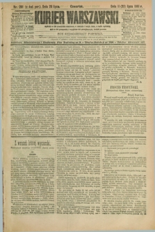 Kurjer Warszawski. R.71, nr 201 (23 lipca 1891)