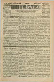 Kurjer Warszawski. R.71, nr 215 (6 sierpnia 1891)