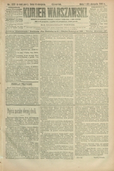 Kurjer Warszawski. R.71, nr 222 (13 sierpnia 1891)