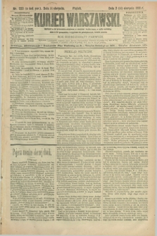 Kurjer Warszawski. R.71, nr 223 (14 sierpnia 1891)