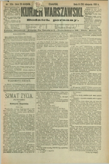 Kurjer Warszawski : dodatek poranny. R.71, nr 229 (20 sierpnia 1891)