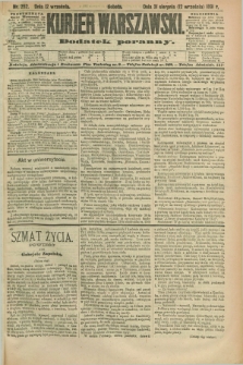 Kurjer Warszawski : dodatek poranny. R.71, nr 252 (12 września 1891)