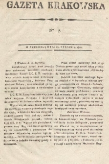 Gazeta Krakowska. 1801, nr 7