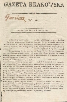 Gazeta Krakowska. 1801, nr 10