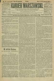 Kurjer Warszawski. R.72, nr 171 (22 czerwca 1892)