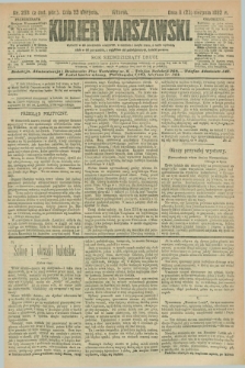 Kurjer Warszawski. R.72, nr 233 (23 sierpnia 1892)