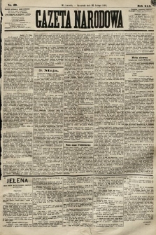 Gazeta Narodowa. 1891, nr 49