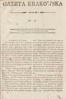 Gazeta Krakowska. 1801, nr 16