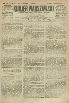 Kurjer Warszawski. R.72, nr 258 (17 września 1892)