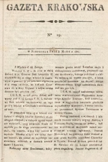 Gazeta Krakowska. 1801, nr 19