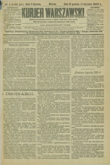 Kurjer Warszawski. R.73, nr 3 (3 stycznia 1893)