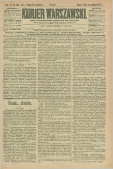 Kurjer Warszawski. R.73, nr 13 (13 stycznia 1893)