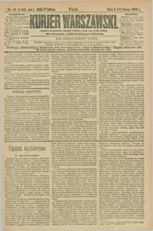 Kurjer Warszawski. R.73, nr 48 (17 lutego 1893)