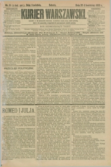 Kurjer Warszawski. R.73, nr 91 (1 kwietnia 1893)