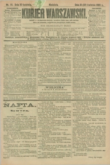 Kurjer Warszawski. R.73, nr 118 (30 kwietnia 1893)