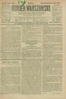 Kurjer Warszawski. R.73, nr 125 (7 maja 1893)