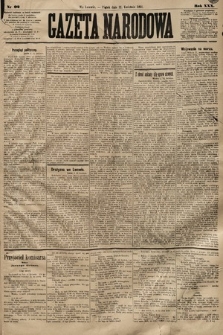 Gazeta Narodowa. 1891, nr 92