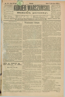 Kurjer Warszawski : dodatek poranny. R.73, nr 207 (29 lipca 1893)