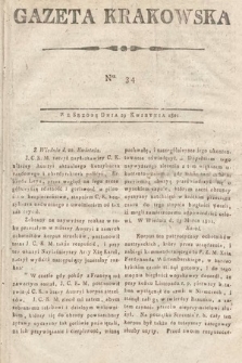 Gazeta Krakowska. 1801, nr 34