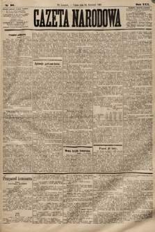 Gazeta Narodowa. 1891, nr 98