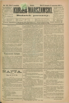 Kurjer Warszawski : dodatek poranny. R.73, nr 242 (2 września 1893)