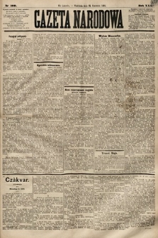 Gazeta Narodowa. 1891, nr 100
