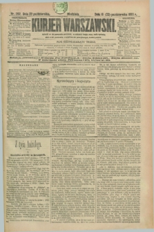 Kurjer Warszawski. R.73, nr 292 (22 października 1893)