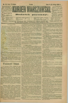 Kurjer Warszawski : dodatek poranny. R.74, nr 52 (21 lutego 1894)