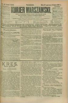 Kurjer Warszawski. R.74, nr 187 (9 lipca 1894)