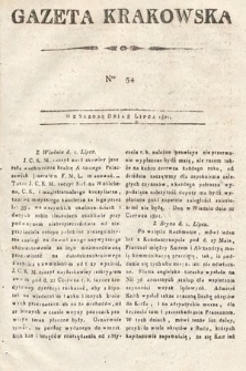 Gazeta Krakowska. 1801, nr 54