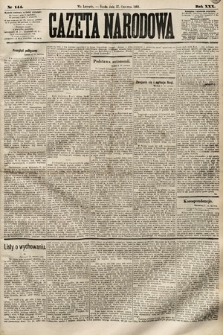 Gazeta Narodowa. 1891, nr 144