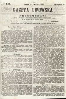 Gazeta Lwowska. 1862, nr 141