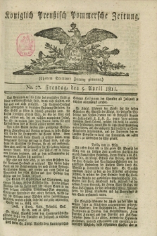 Königlich Preußisch Pommersche Zeitung. 1811, No. 27 (5 April)