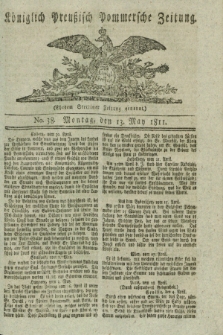 Königlich Preußisch Pommersche Zeitung. 1811, No. 38 (13 May)
