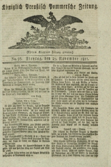 Königlich Preußisch Pommersche Zeitung. 1811, No. 95 (29 November)