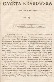 Gazeta Krakowska. 1801, nr 65