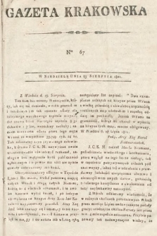 Gazeta Krakowska. 1801, nr 67
