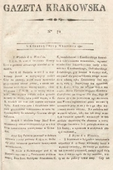 Gazeta Krakowska. 1801, nr 72