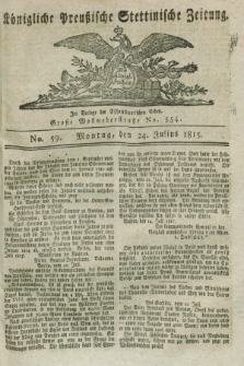 Königliche Preußische Stettinische Zeitung. 1815, No. 59 (24 Julius)