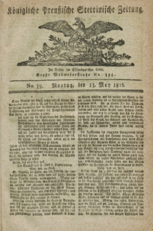 Königliche Preußische Stettinische Zeitung. 1816, No. 39 (13 May)