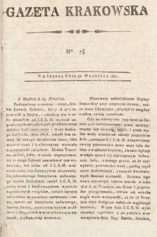 Gazeta Krakowska. 1801, nr 78