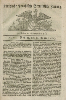 Königliche Preußische Stettinische Zeitung. 1817, No. 52 (30 Junius)