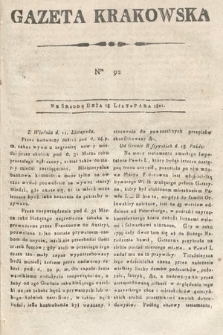 Gazeta Krakowska. 1801, nr 92
