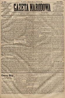 Gazeta Narodowa. 1891, nr 244