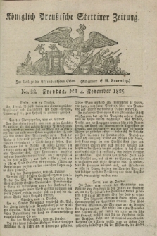 Königlich Preußische Stettiner Zeitung. 1825, No. 88 (4 November) + dod.