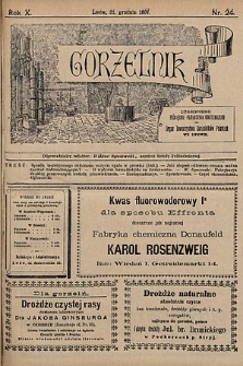 Gorzelnik : czasopismo poświęcone przemysłowi gorzelniczemu : organ Towarzystwa Gorzelników Polskich we Lwowie. 1897, nr 24