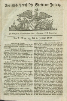 Königlich Preußische Stettiner Zeitung. 1829, No. 2 (5 Januar)