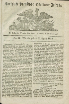 Königlich Preußische Stettiner Zeitung. 1829, No. 32 (20 April) + dod.