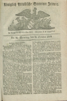 Königlich Preußische Stettiner Zeitung. 1829, No. 86 (26 October) + dod.