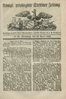 Königl. privilegirte Stettiner Zeitung. 1842, № 44 (13 April) + dod.